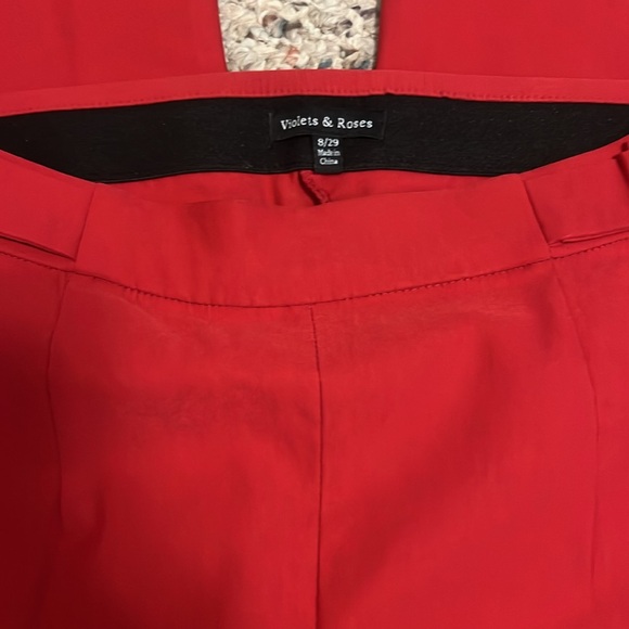 Violets & Roses Tenney Mid Rise Slim Straight Trouser 😍 - Picture 5 of 8